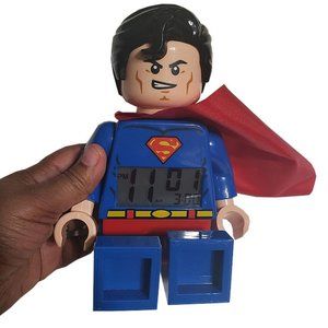 LEGO DC Superman Minifigure Clock